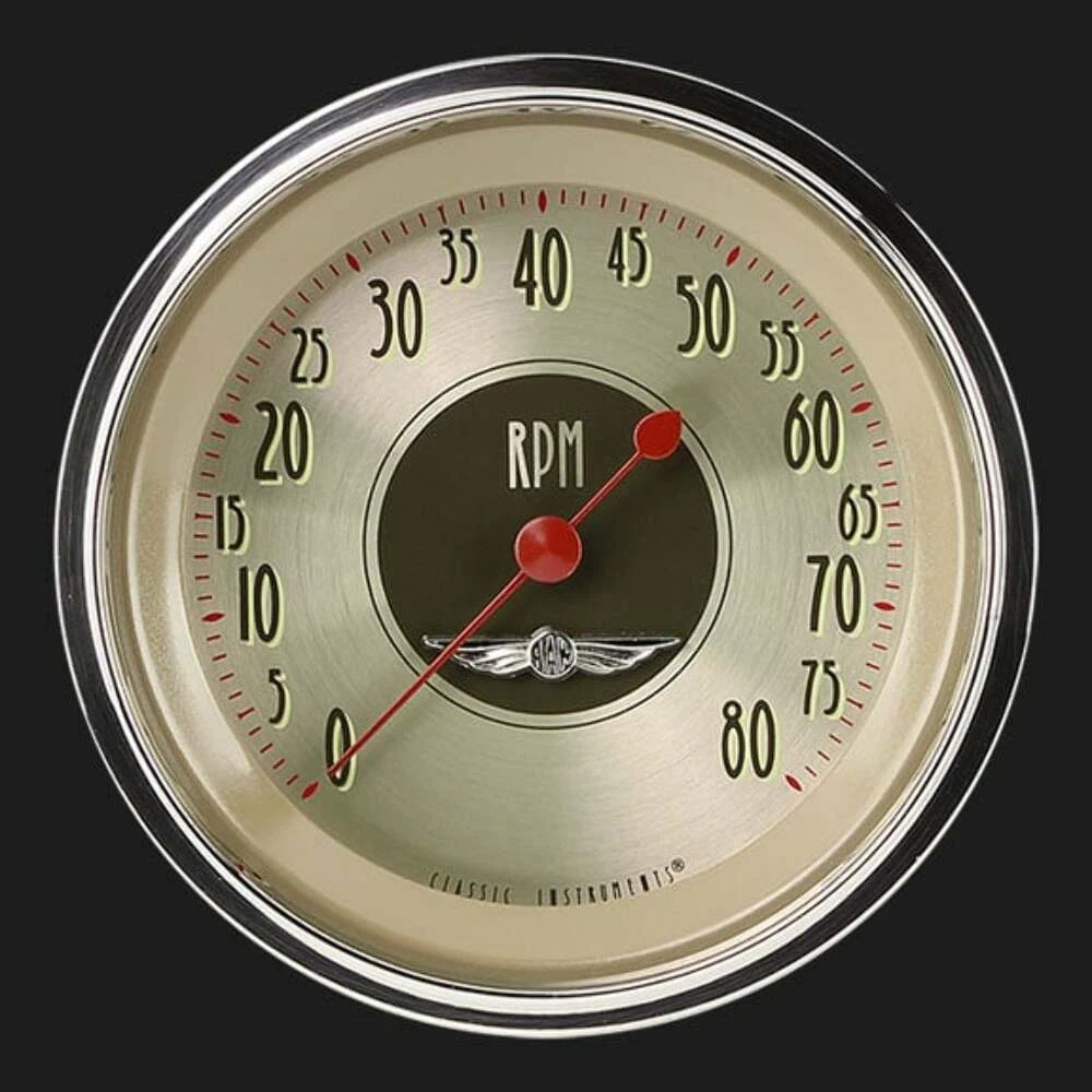 All American Nickel 3 3_8_ Tachometer AN80SHC